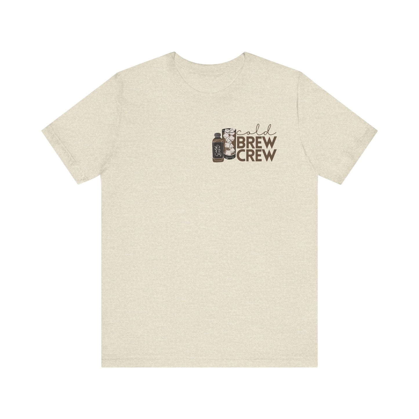 Cold Brew Coffee Lovers Tee, Unisex Jersey Shirt for Coffee Lovers
