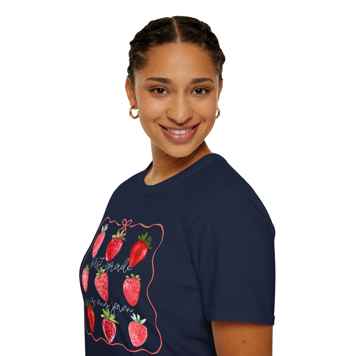 1st Grade is my Jam- Unisex Softstyle T-Shirt- Back to School