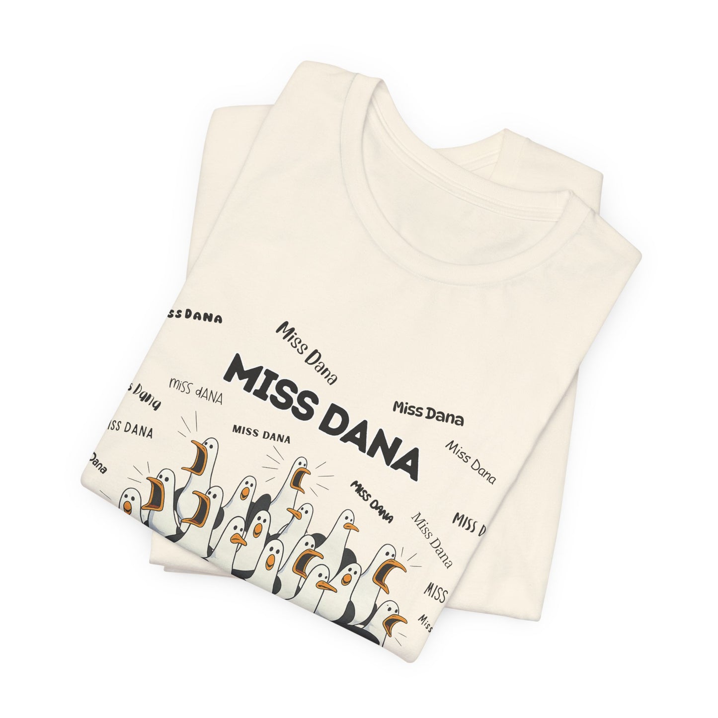 Miss Dana- Penguin Choir T-Shirt — Funny Teacher Personalized Tee