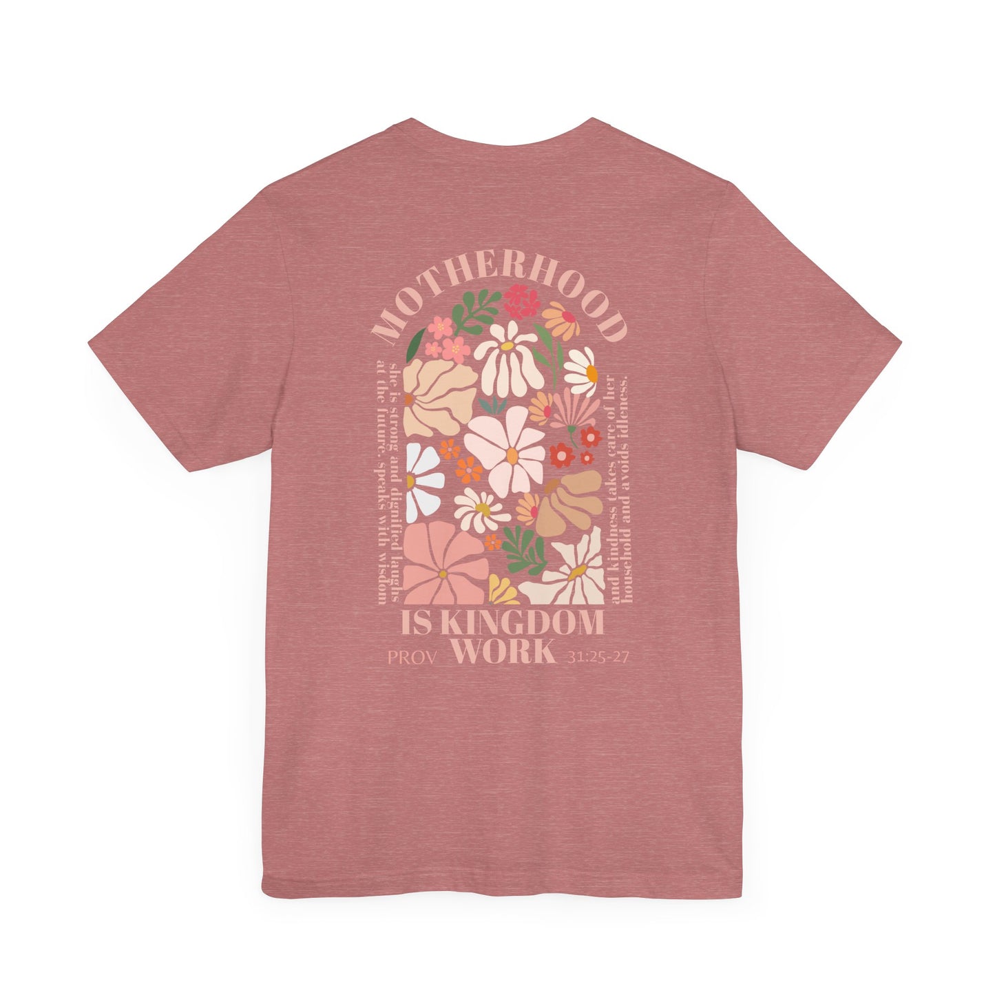Inspirational Motherhood Graphic Tee – Comfortable Unisex Jersey Short Sleeve Shirt