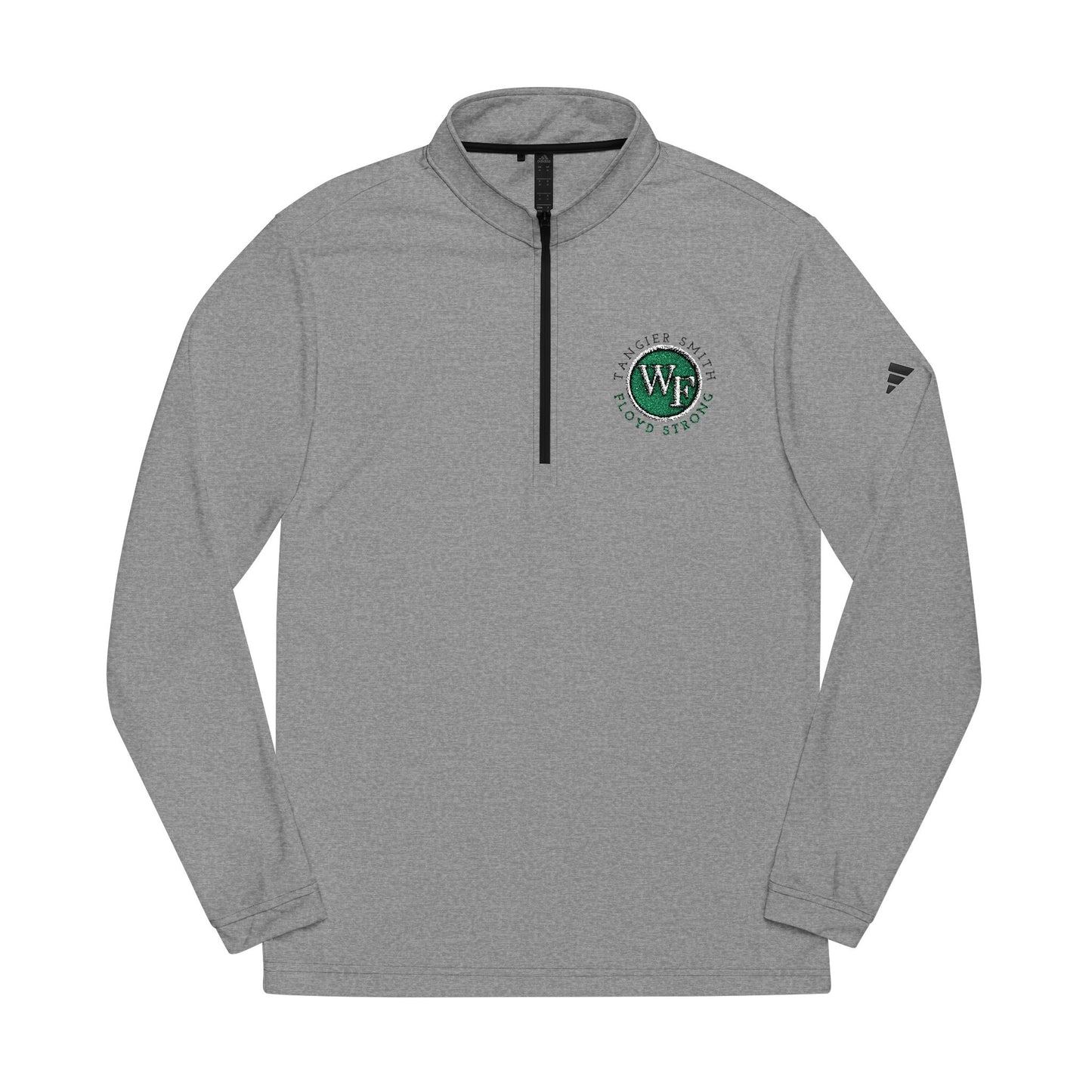 Tangier Smith- adidas® Embroidered Quarter-Zip Pullover - Stylish Athletic Wear for All Seasons