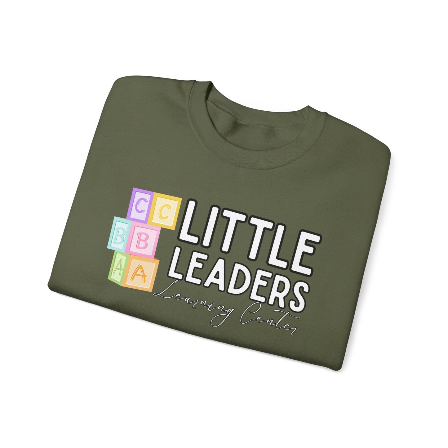 Little Leaders w/ Blocks Crewneck Unisex Sweatshirt