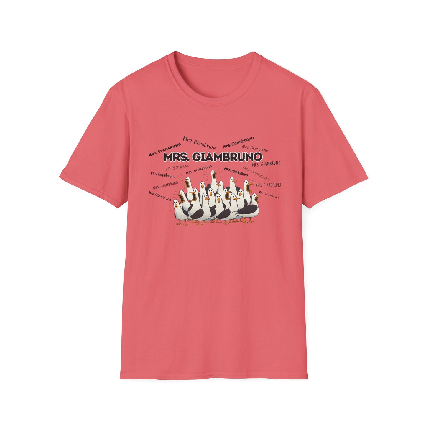 Mrs. Giambruo- Seagull Crew Graphic T-Shirt — Personalized