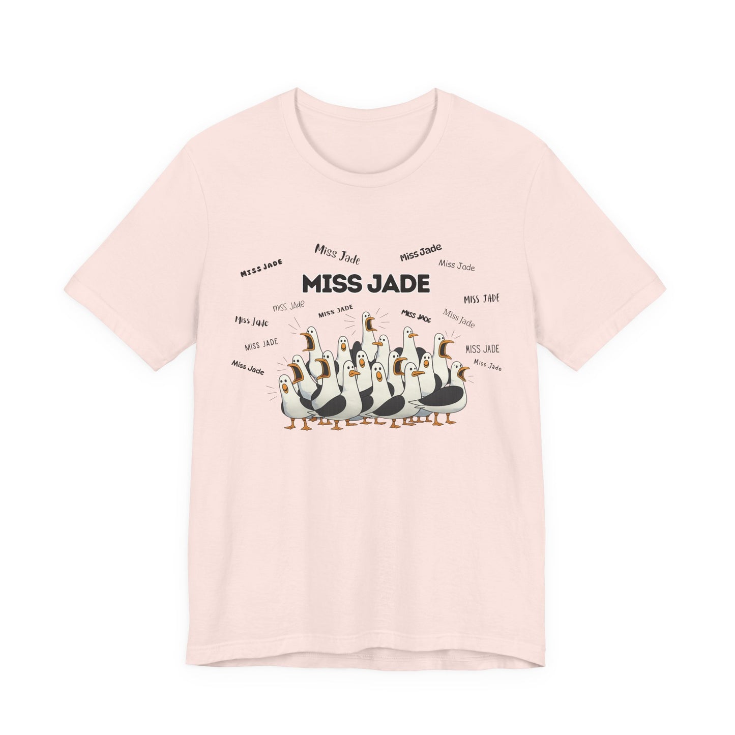 Miss Jade- Penguin Choir T-Shirt — Funny Teacher Personalized Tee