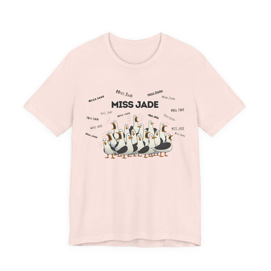 Miss Jade- Penguin Choir T-Shirt — Funny Teacher Personalized Tee