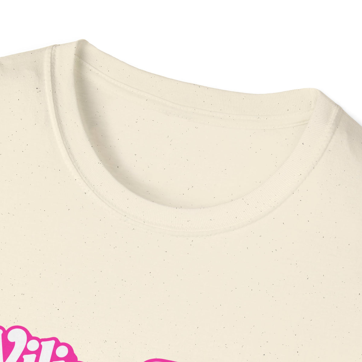 WFE Barbie (w/sparkles) -Breast Cancer Awareness Tee, Unisex Softstyle T-Shirt