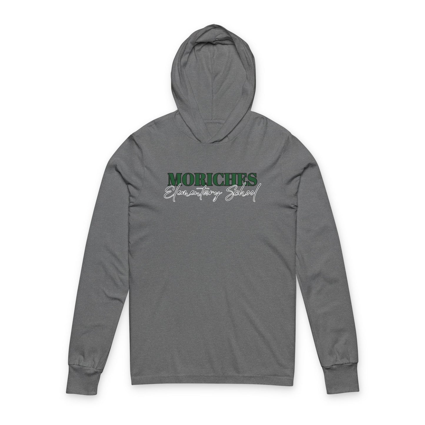 Moriches Elementary School Unisex Hooded Long Sleeve Tee with Bows