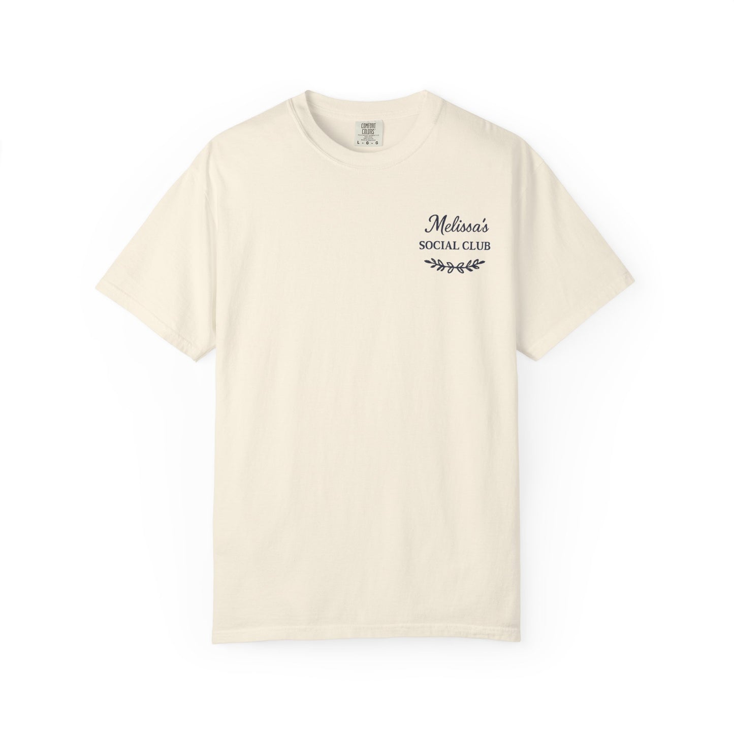 Melissa's Social Club T-Shirt —Personalized