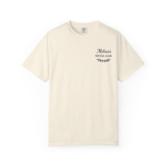 Melissa's Social Club T-Shirt —Personalized