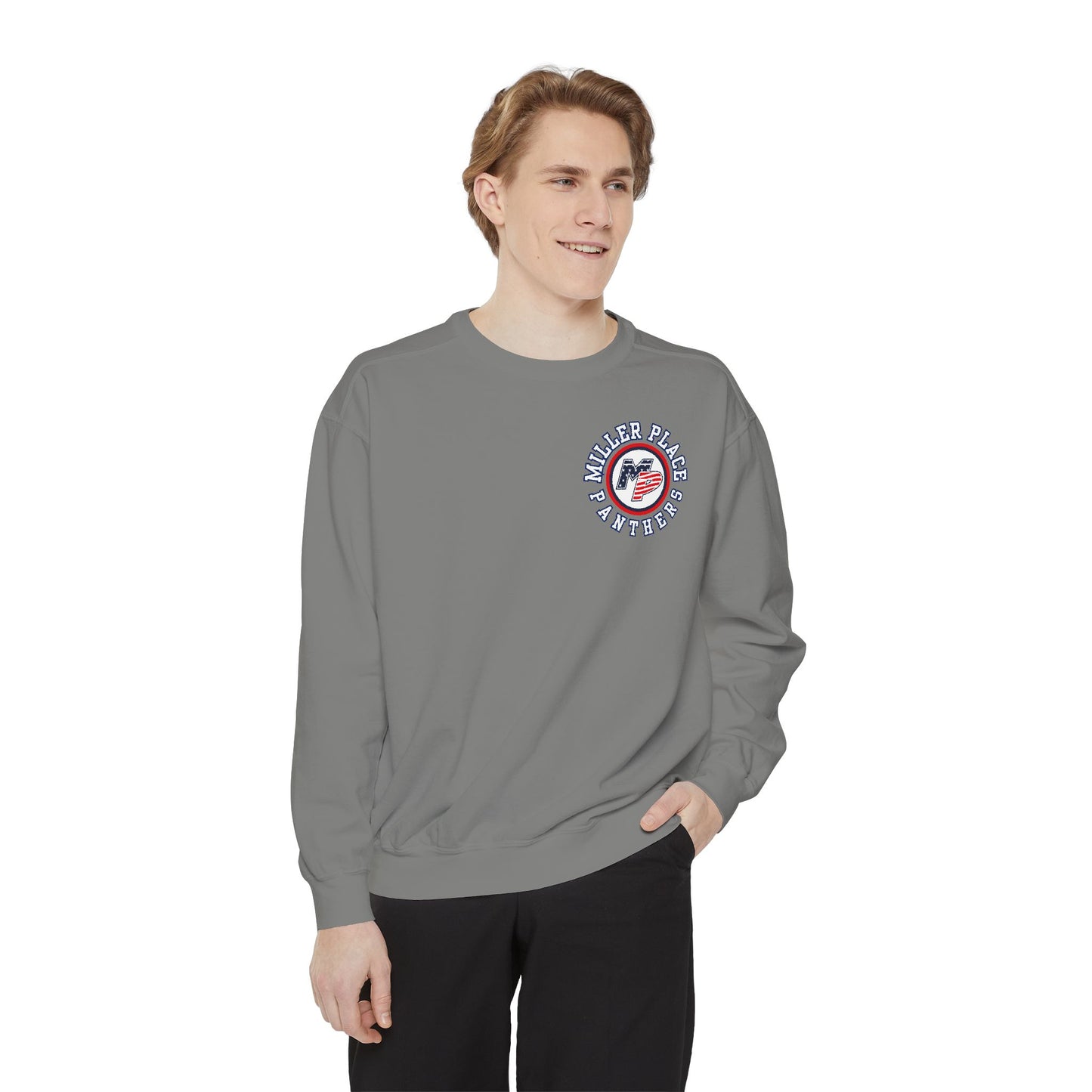 Miller Place Panthers- Unisex- Garment Dyed Sweatshirt