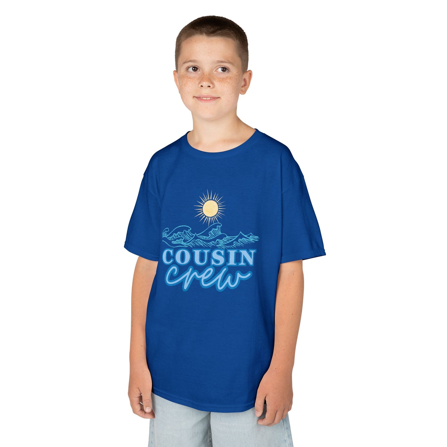 Cool Cousin Crew Kids Tee - Summer Fun, Family Gatherings, Beach Days, Mini Collection