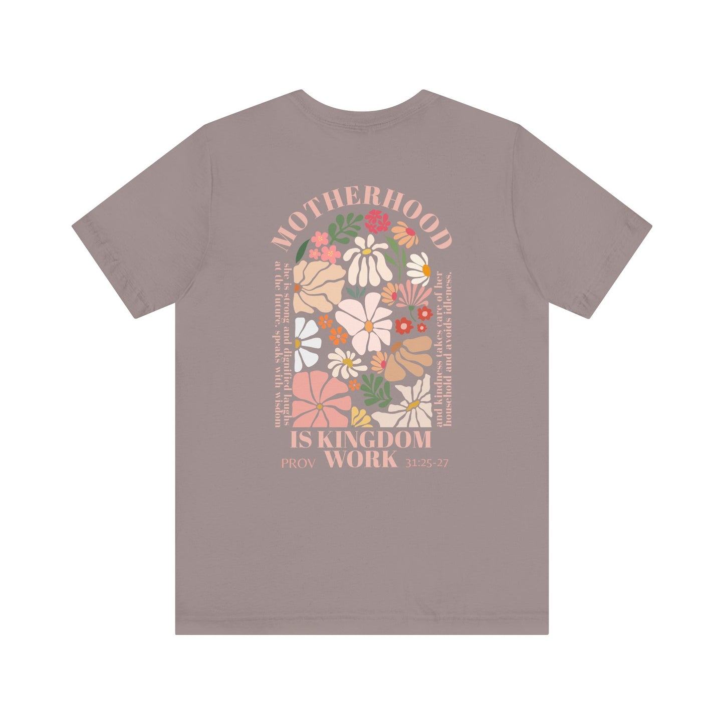 Inspirational Motherhood Graphic Tee – Comfortable Unisex Jersey Short Sleeve Shirt