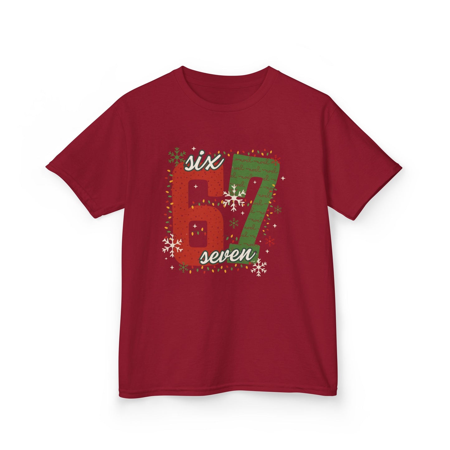 Kids '67' Christmas Number Graphic Tee — Youth- Christmas