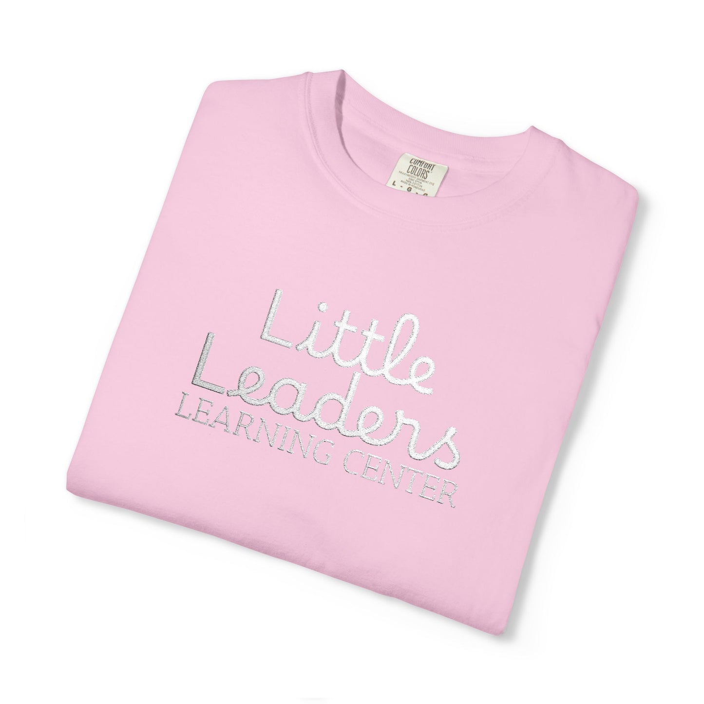 Little Leaders Full Embroidered Unisex Garment-Dyed T-Shirt