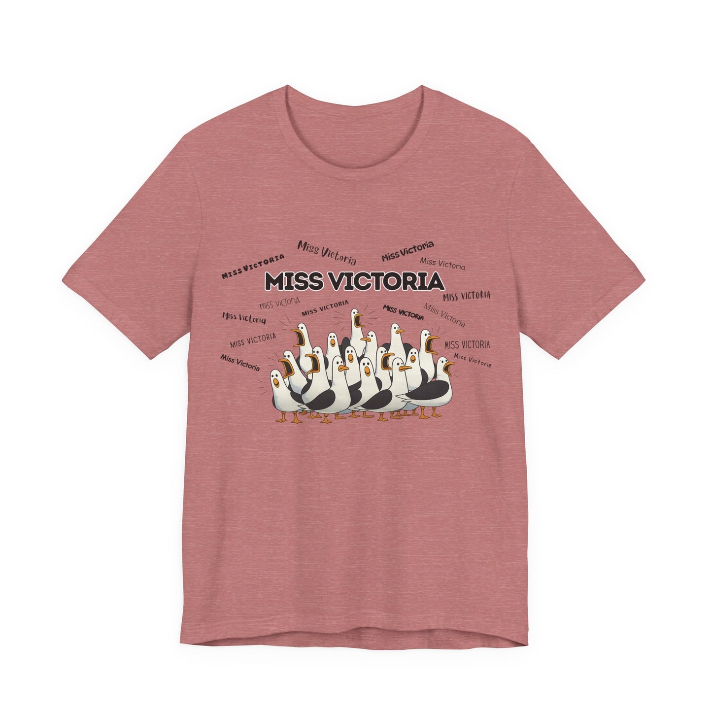 Miss Victoria- Penguin Choir T-Shirt — Funny Teacher Personalized Tee