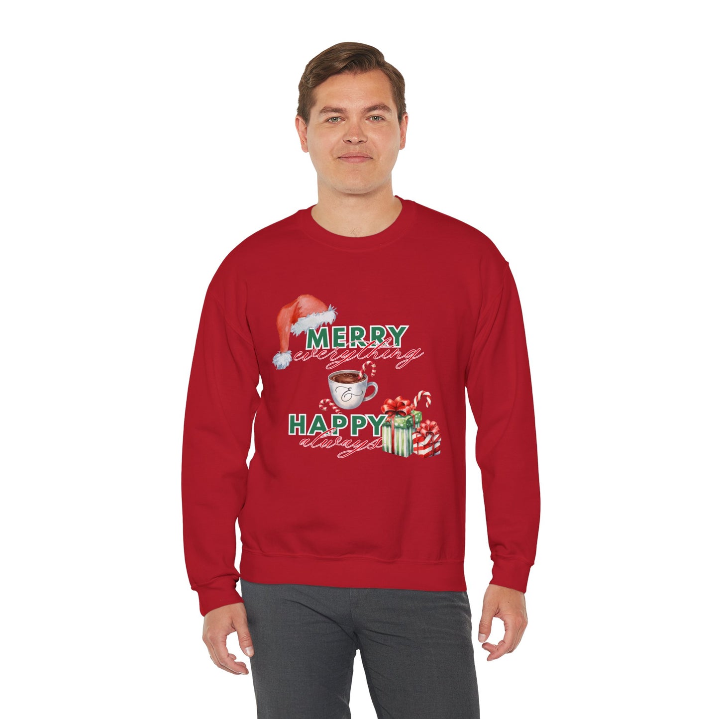 “Merry Everything, Happy Always” Christmas Crewneck