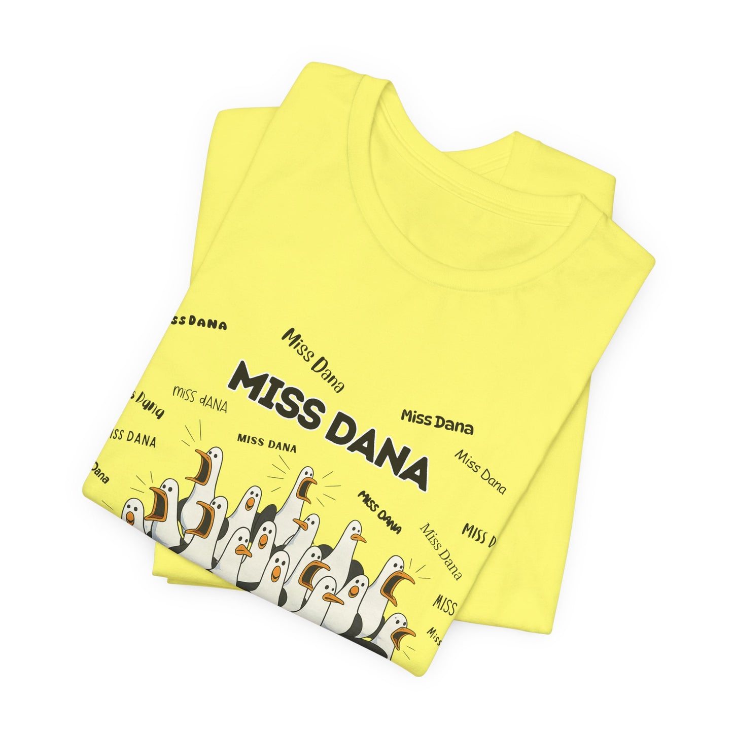 Miss Dana- Penguin Choir T-Shirt — Funny Teacher Personalized Tee