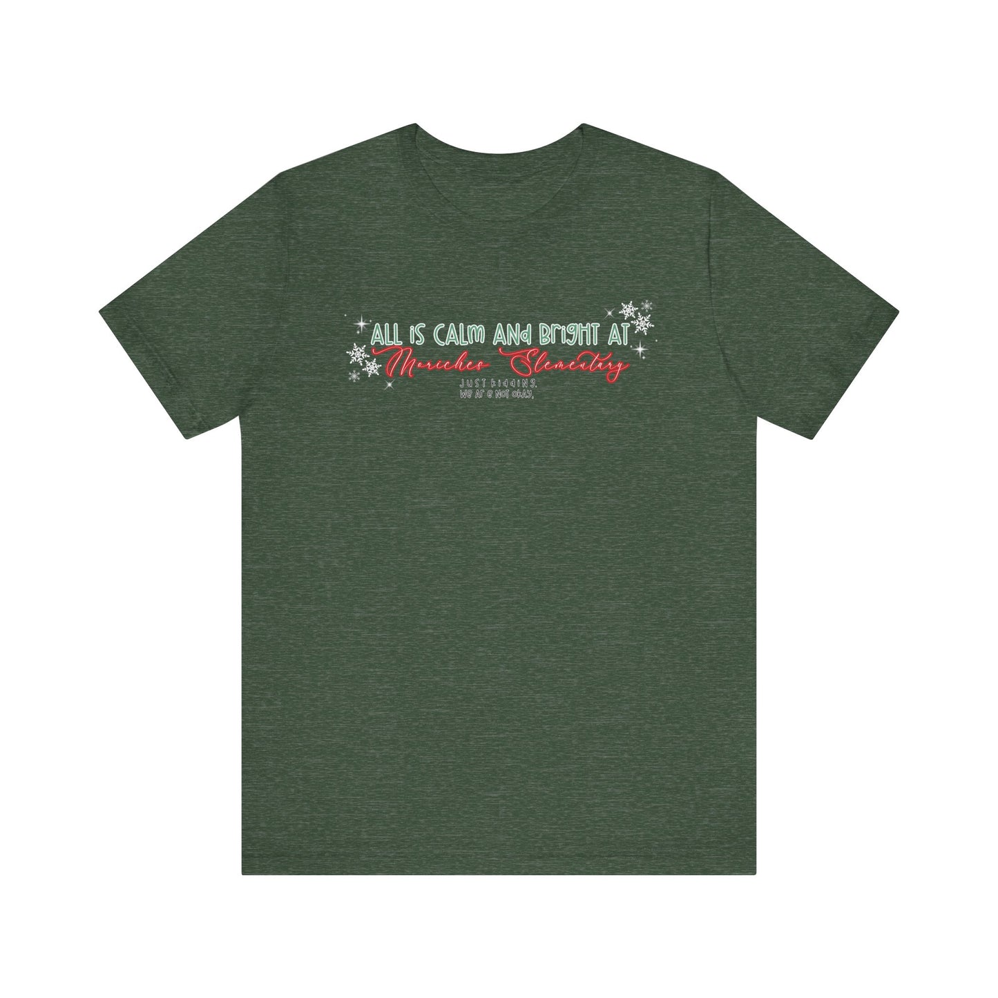 All is calm at Moriches— Christmas Unisex T‑Shirt