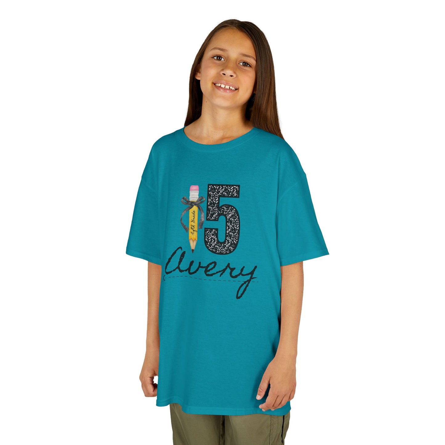 5th Grade- Personalized Kids Tee - Back to School