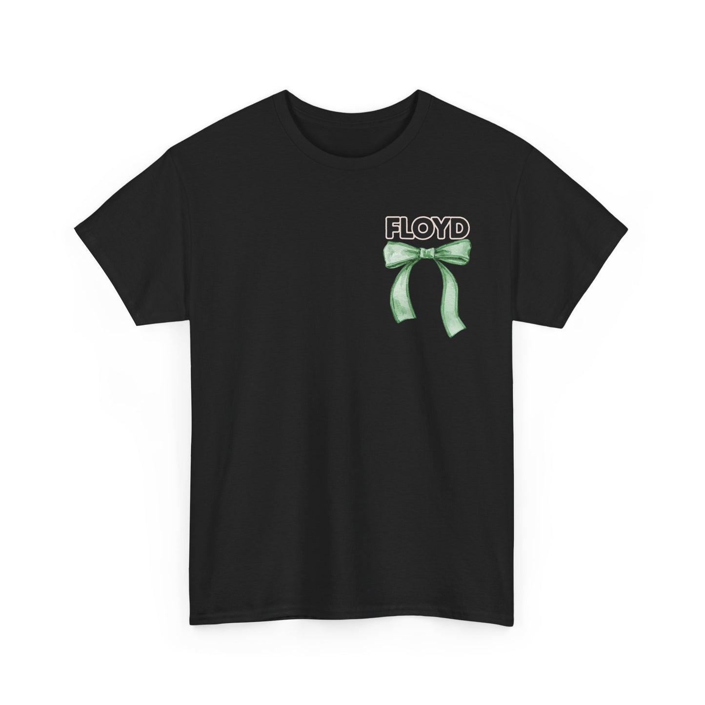 Floyd Strong Teacher and Bows- Unisex Heavy Cotton Tee with Bow Design