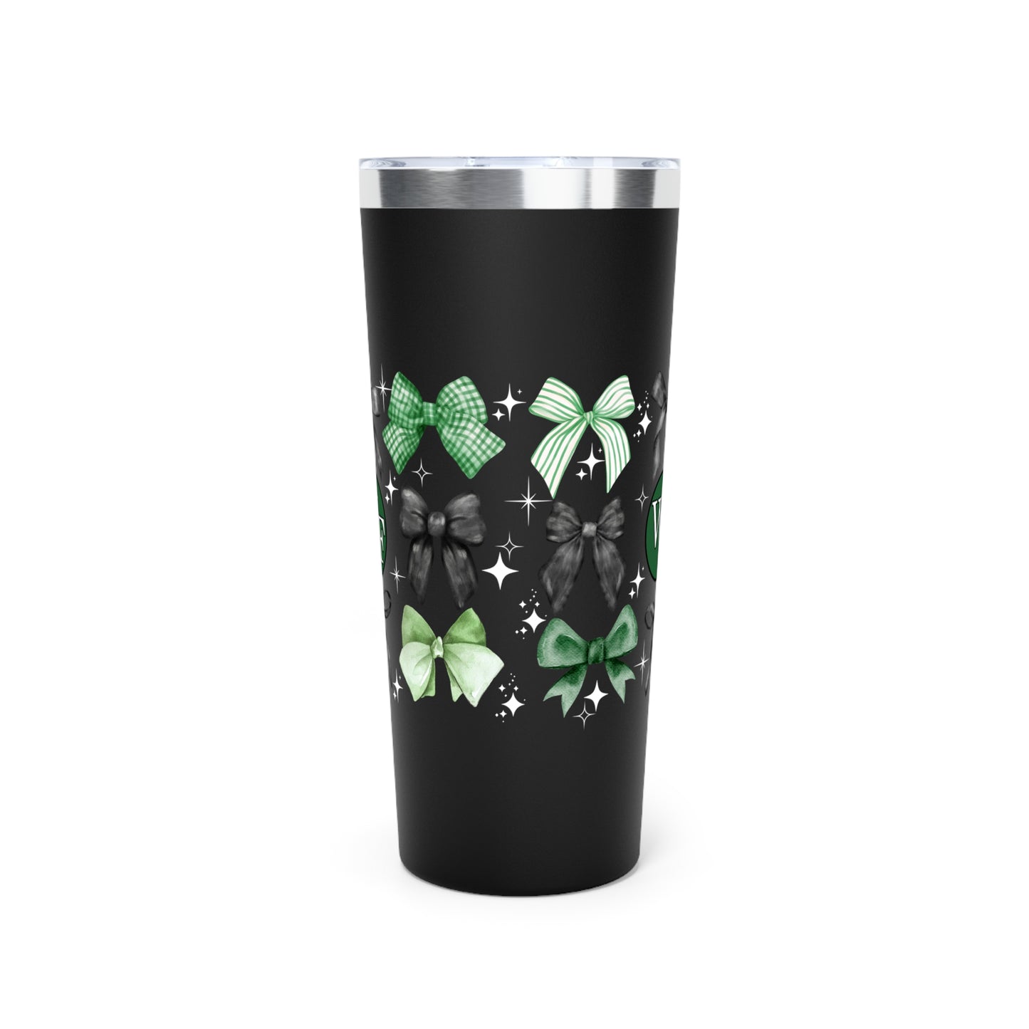 22oz Copper Vacuum Insulated Tumbler with WF Logo and Bows