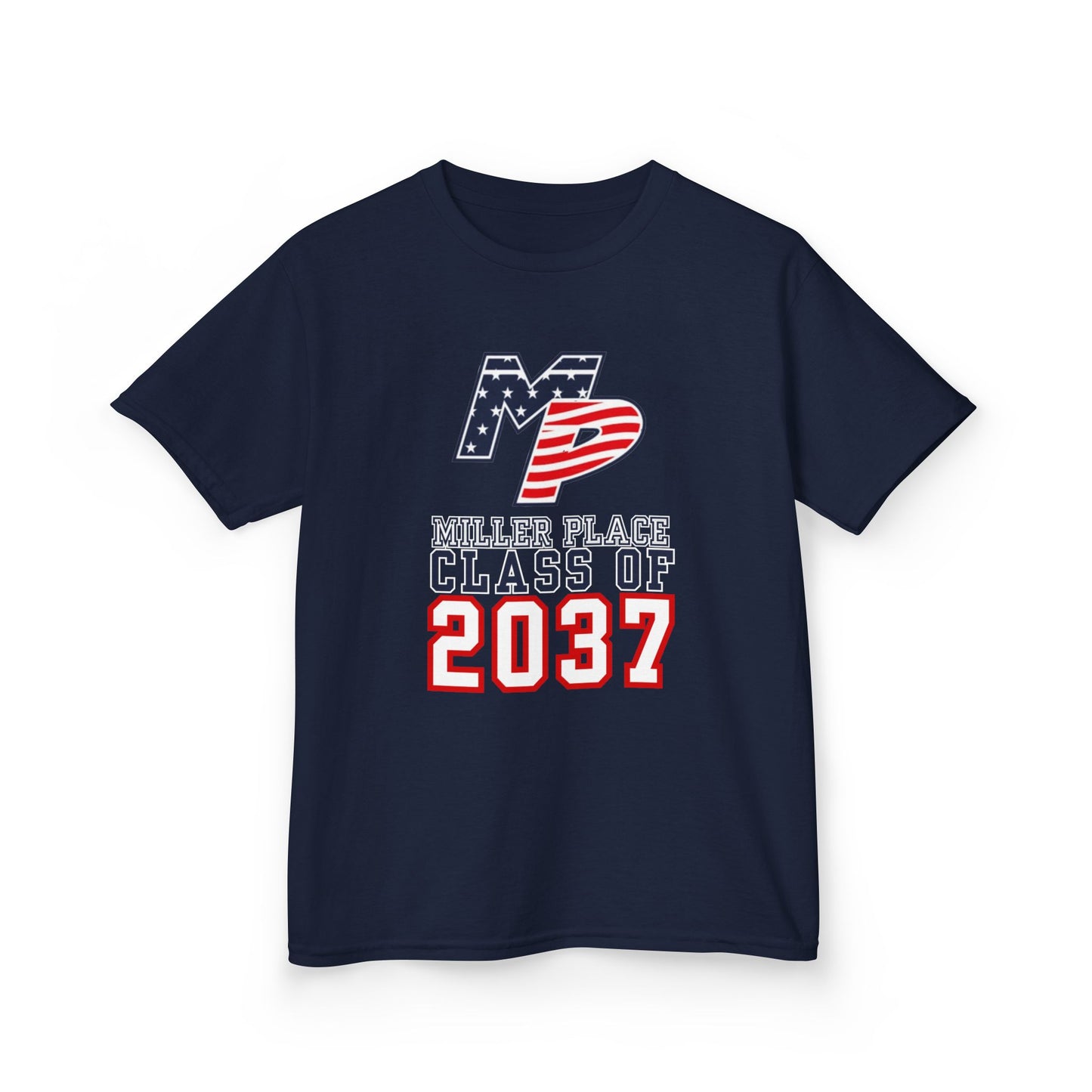 Miller Place Class of 2037 Kids Heavy Cotton Tee