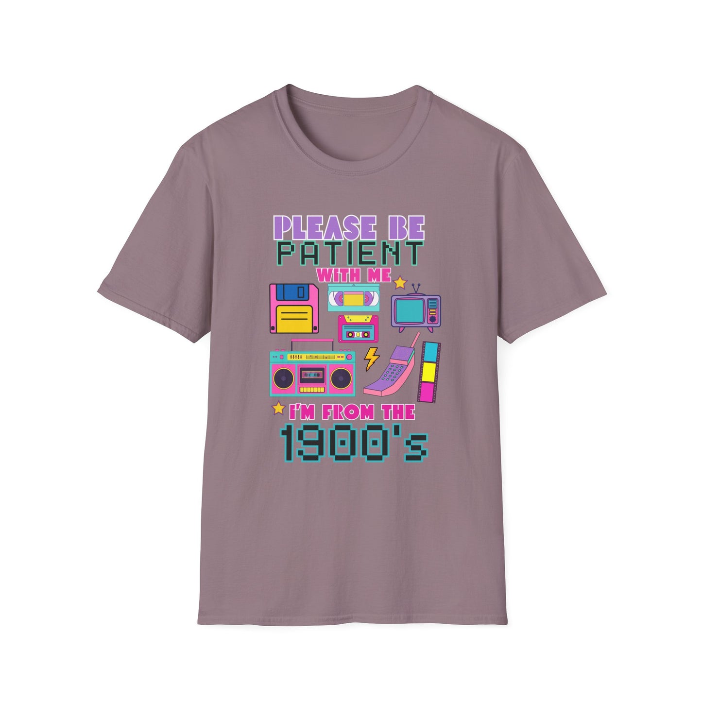 Retro 90's T-Shirt - Please Be Patient, Teacher Vintage- Unisex Graphic Tee