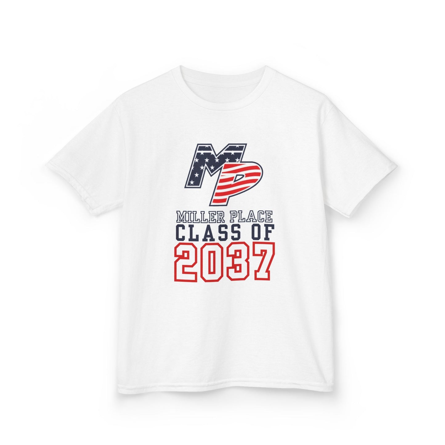 Miller Place Class of 2037 Kids Heavy Cotton Tee