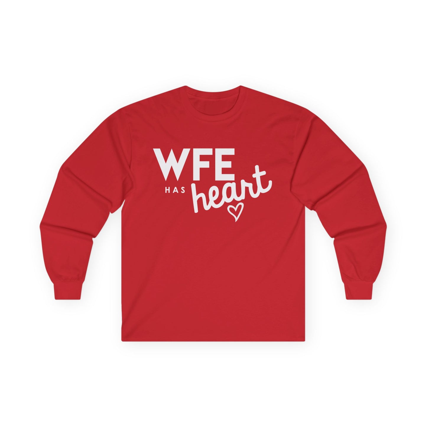 WFE Heart Disease Awareness Long Sleeve Shirt
