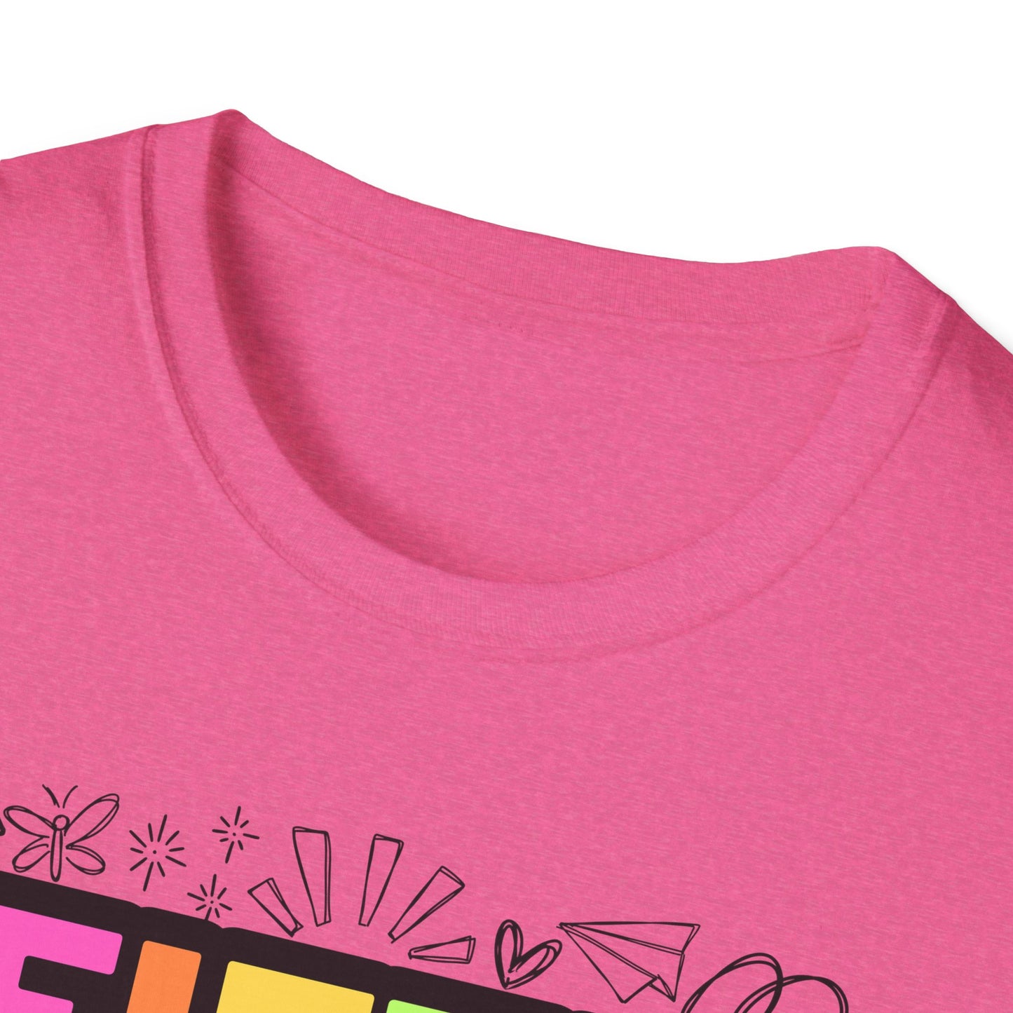 Dream Team- 5th Grade- Unisex Softstyle T-Shirt- Teacher Life