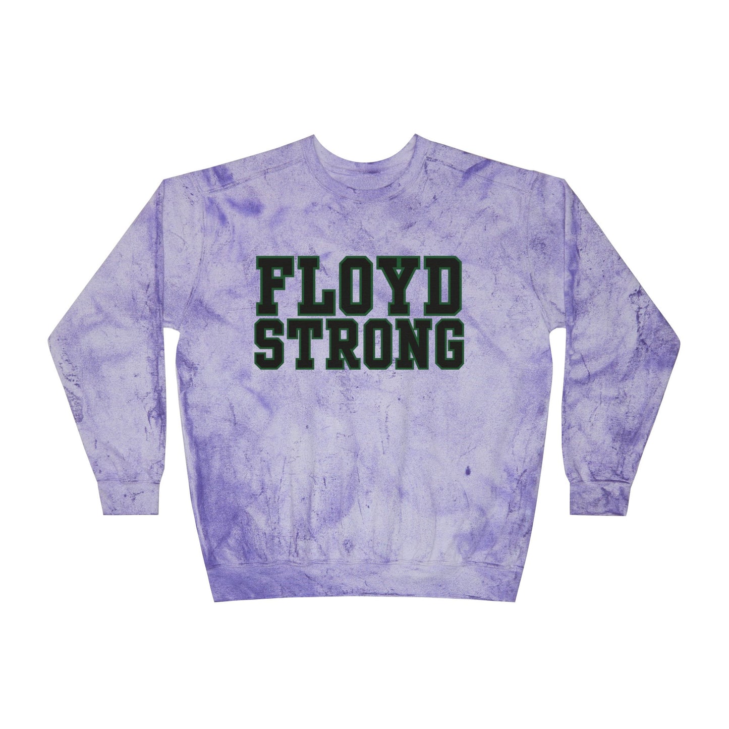 Floyd Strong Color Blast Crewneck Sweatshirt for School Spirit
