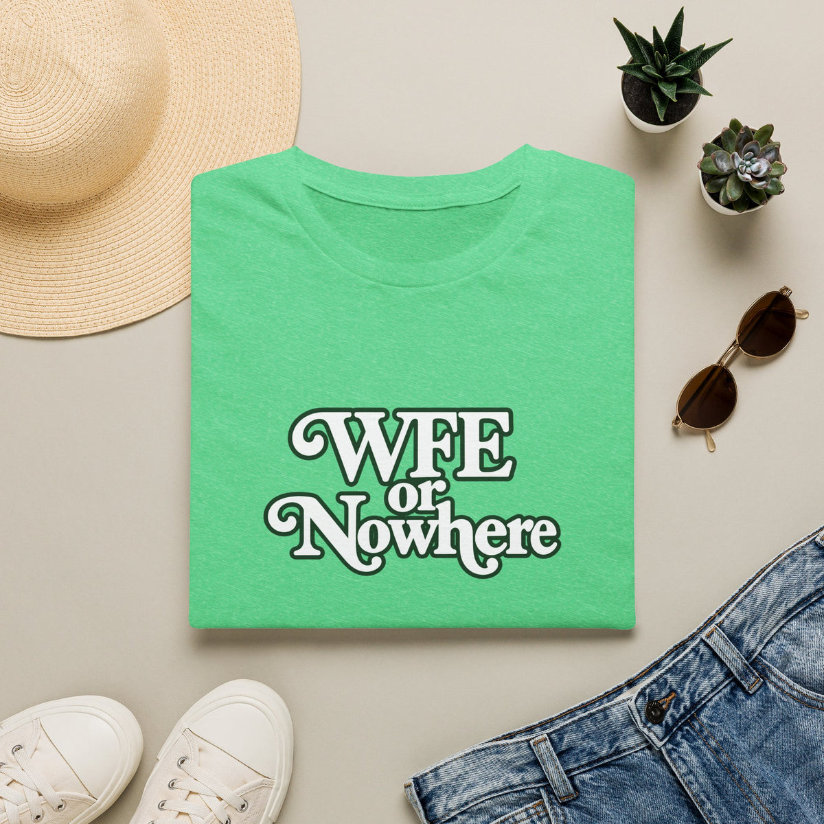 "WFE or Nowhere" -PLAIN- Softstyle T-Shirt