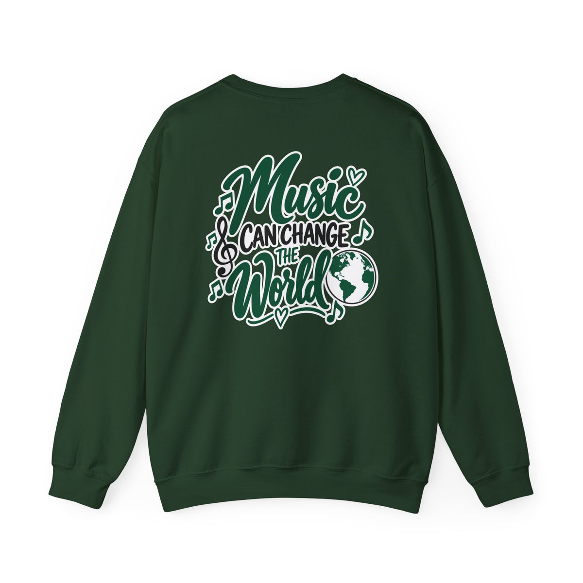 Moriches Music Sweatshirt — "Music Can Change the World" Crewneck