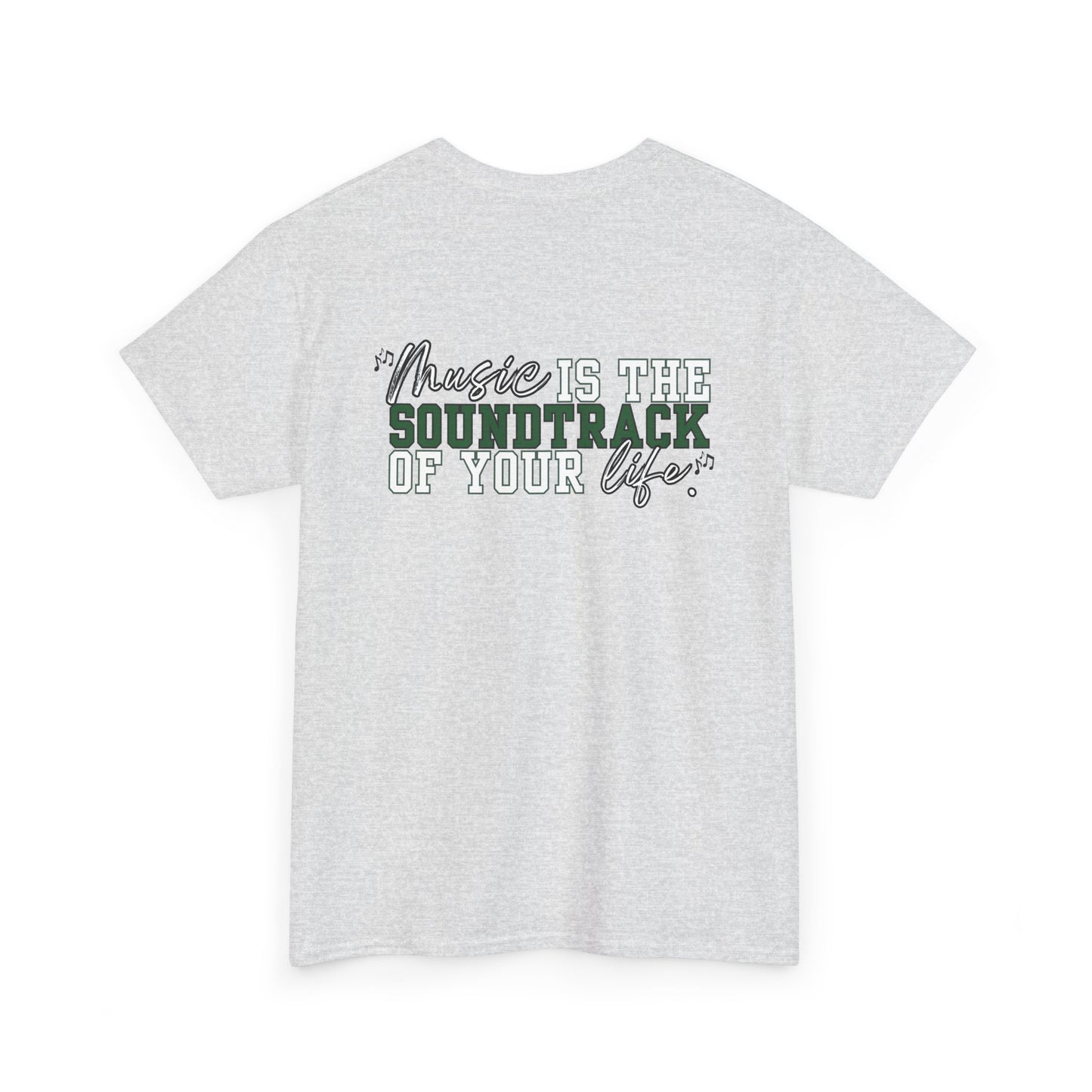 Floyd Music Heavy Cotton Tee - "Music is the Soundtrack of Your Life" Unisex T-Shirt- Floyd Strong