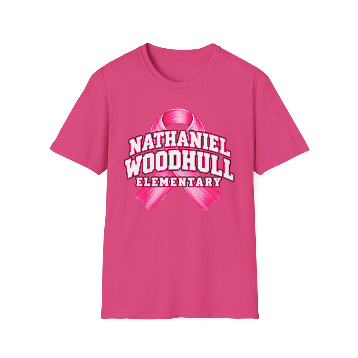 Woodhull-Breast Cancer Awareness Tee, Unisex Softstyle T-Shirt