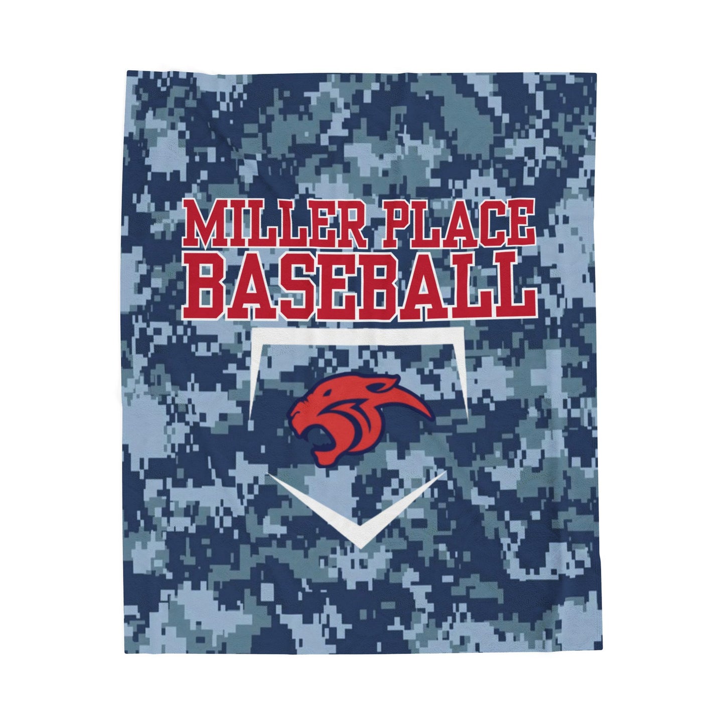 Miller Place Baseball Velveteen Plush Blanket — Diamond Club