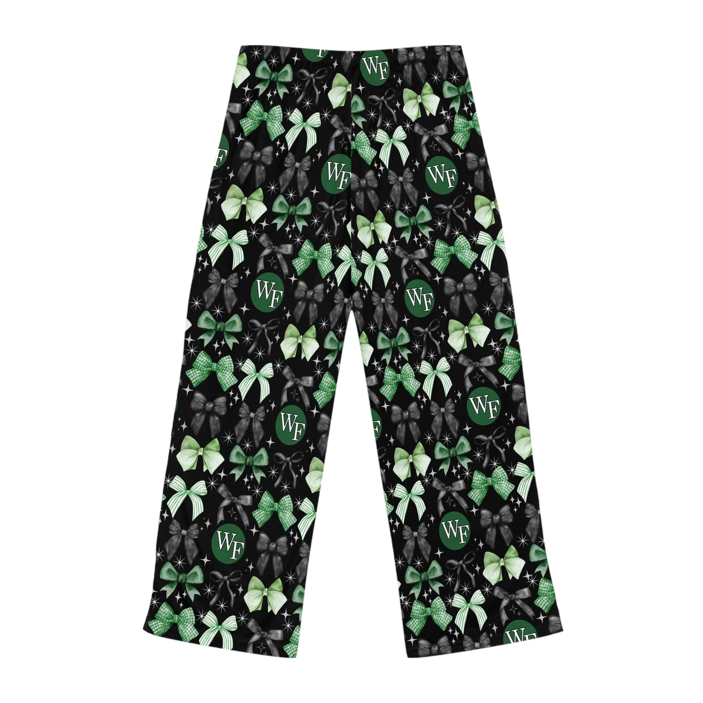 Floyd Strong Green Bow Design Chic Women's Pajama Pants  - Perfect for Cozy Nights and Pajama Days