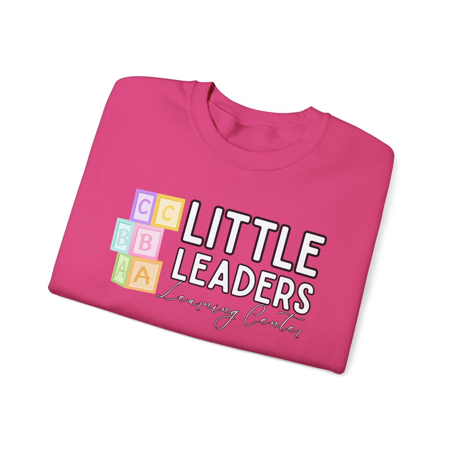 Little Leaders w/ Blocks Crewneck Unisex Sweatshirt
