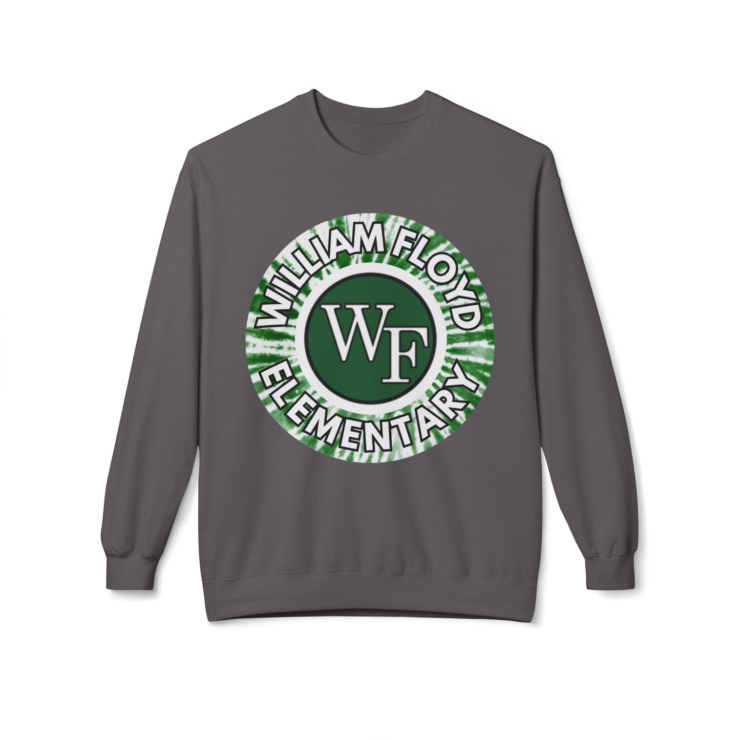 WFE Tie Dye Logo- Fleece Crewneck Sweatshirt