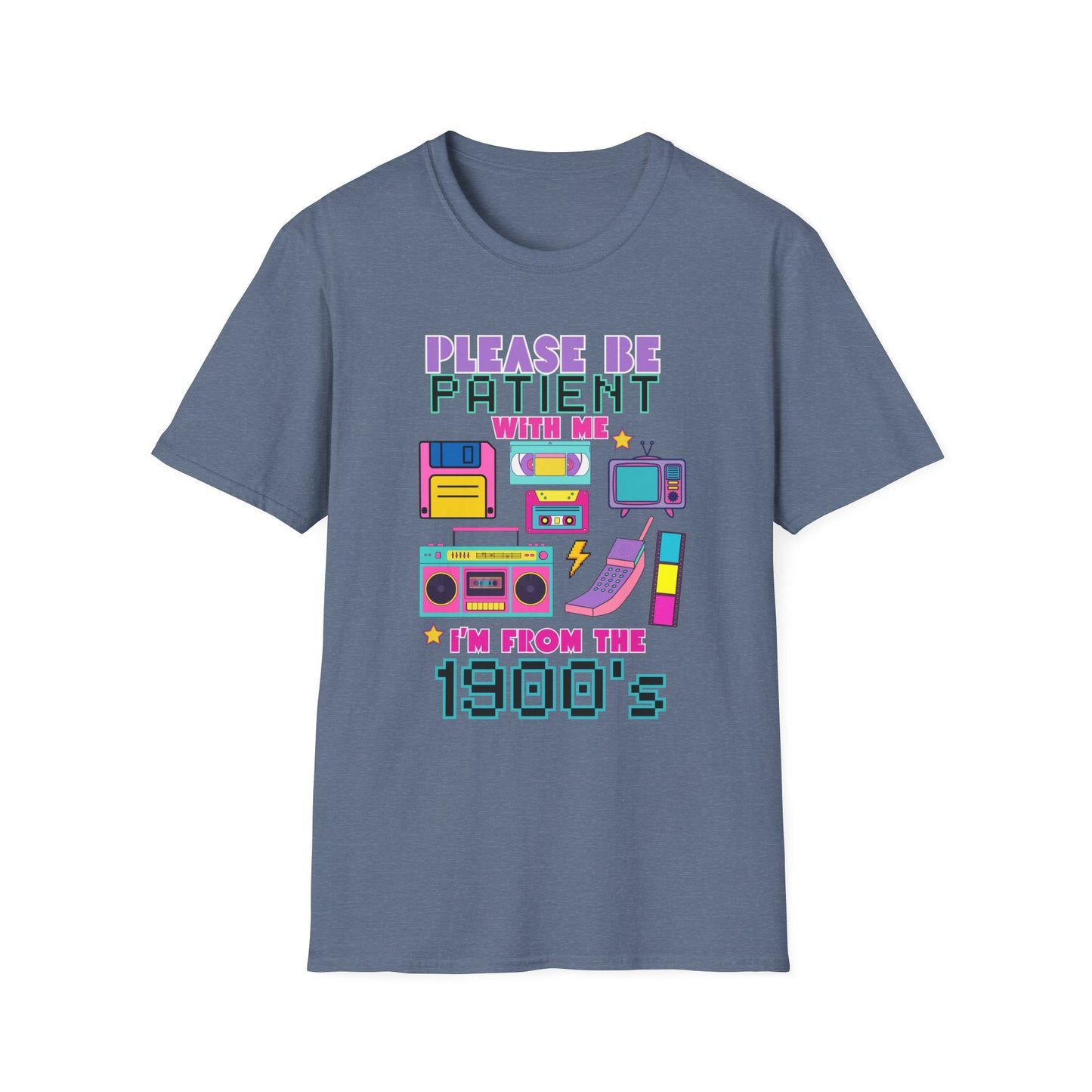 Retro 90's T-Shirt - Please Be Patient, Teacher Vintage- Unisex Graphic Tee