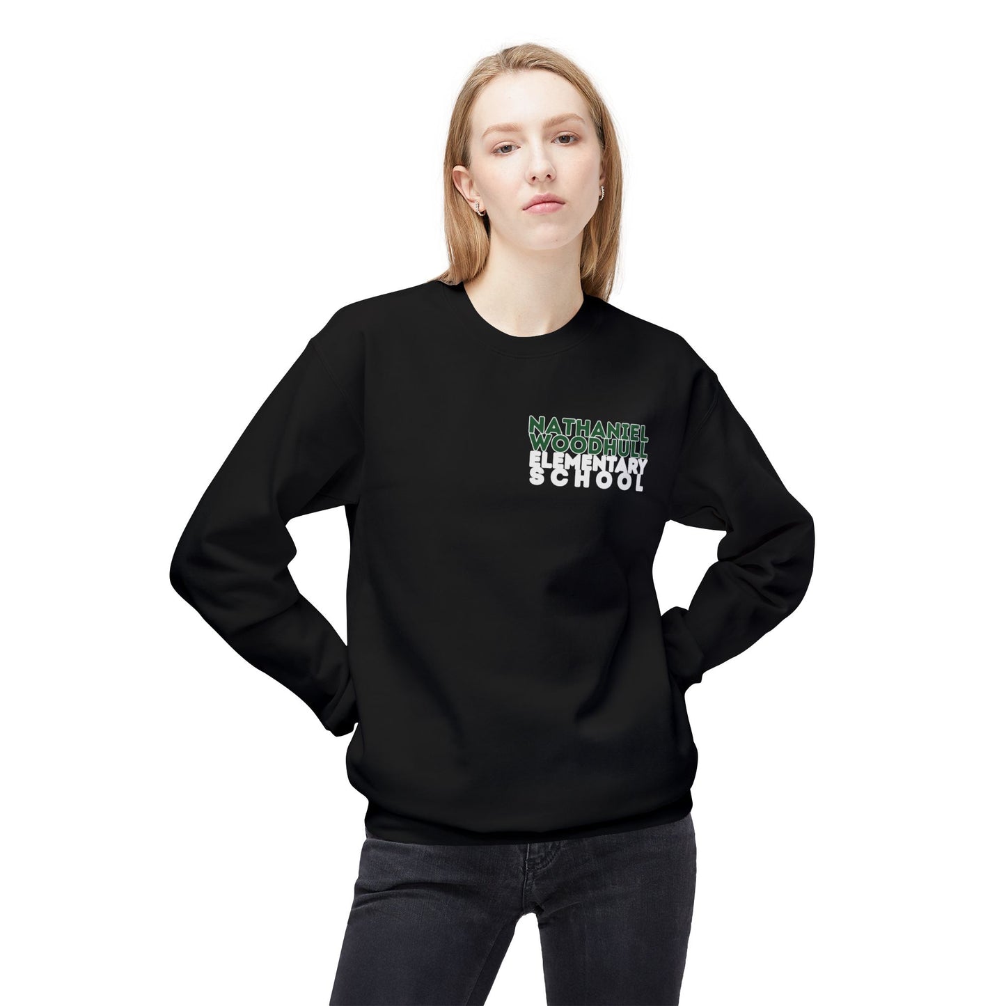 Woodhull Elementary School Fleece Crewneck Sweatshirt