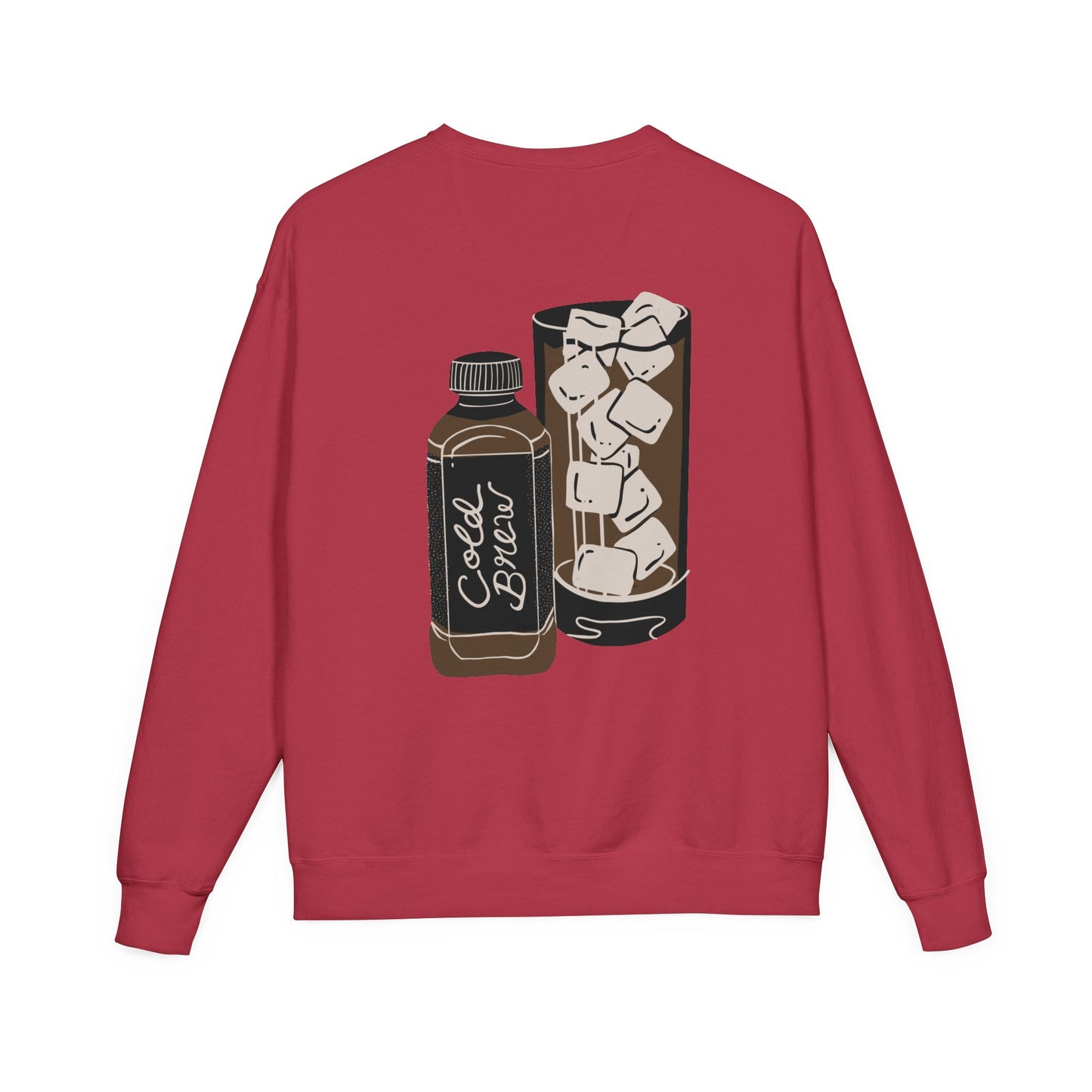 Cold Brew Crew Garment Dyed Sweatshirt, Coffee Lovers Apparel