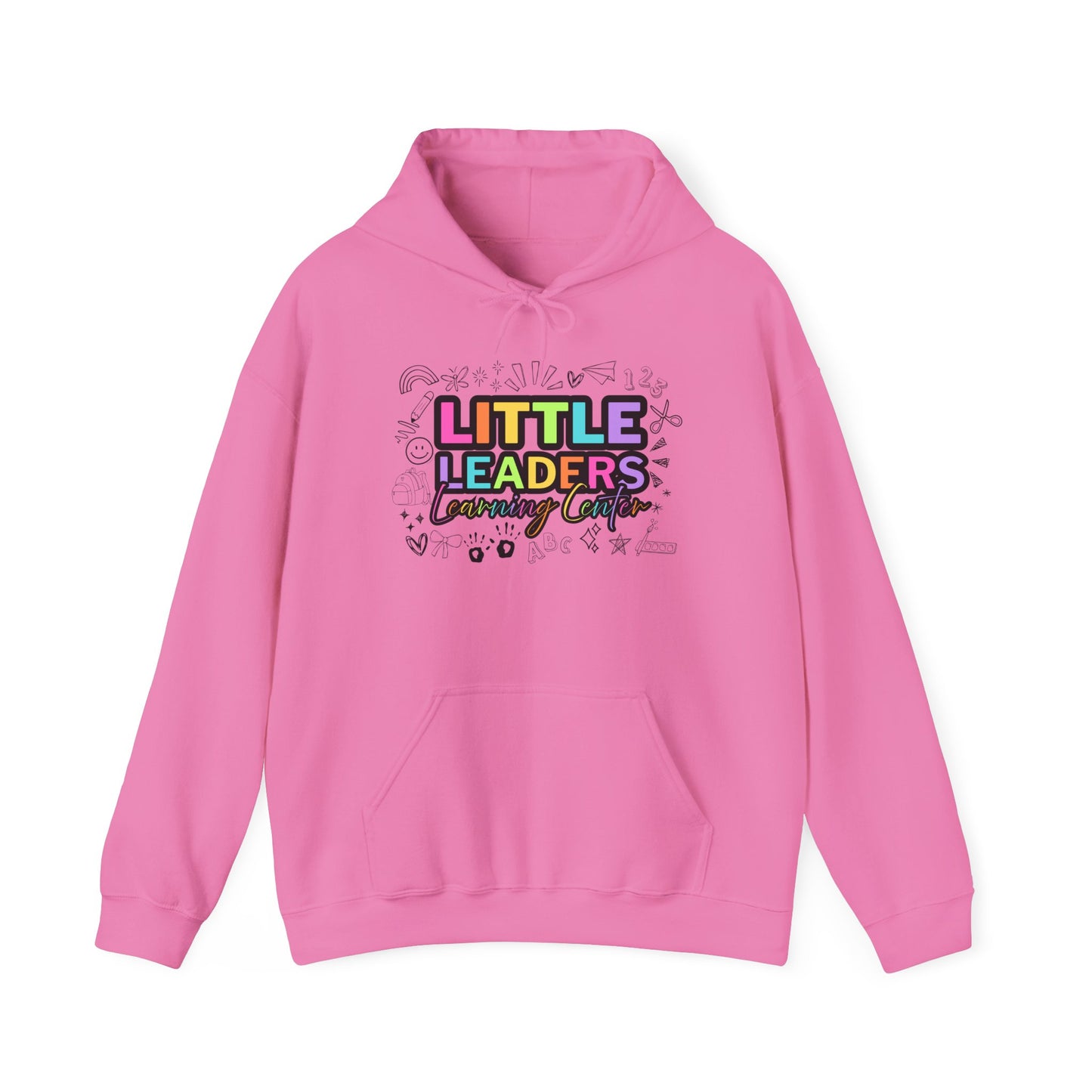 Little Leaders Doodle Design Hoodie - Cozy Unisex Sweatshirt