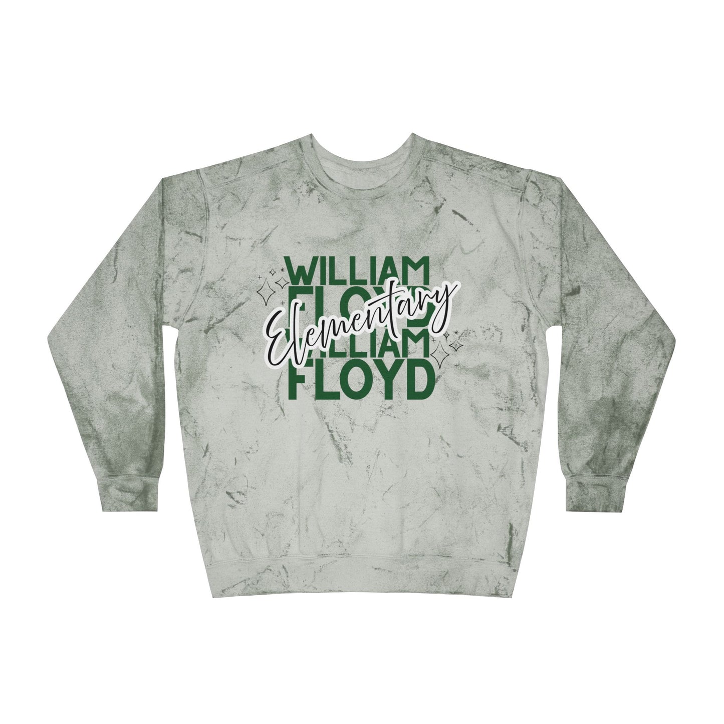 WFE Color Blast Crewneck Sweatshirt for School Spirit | 'Expect Success'