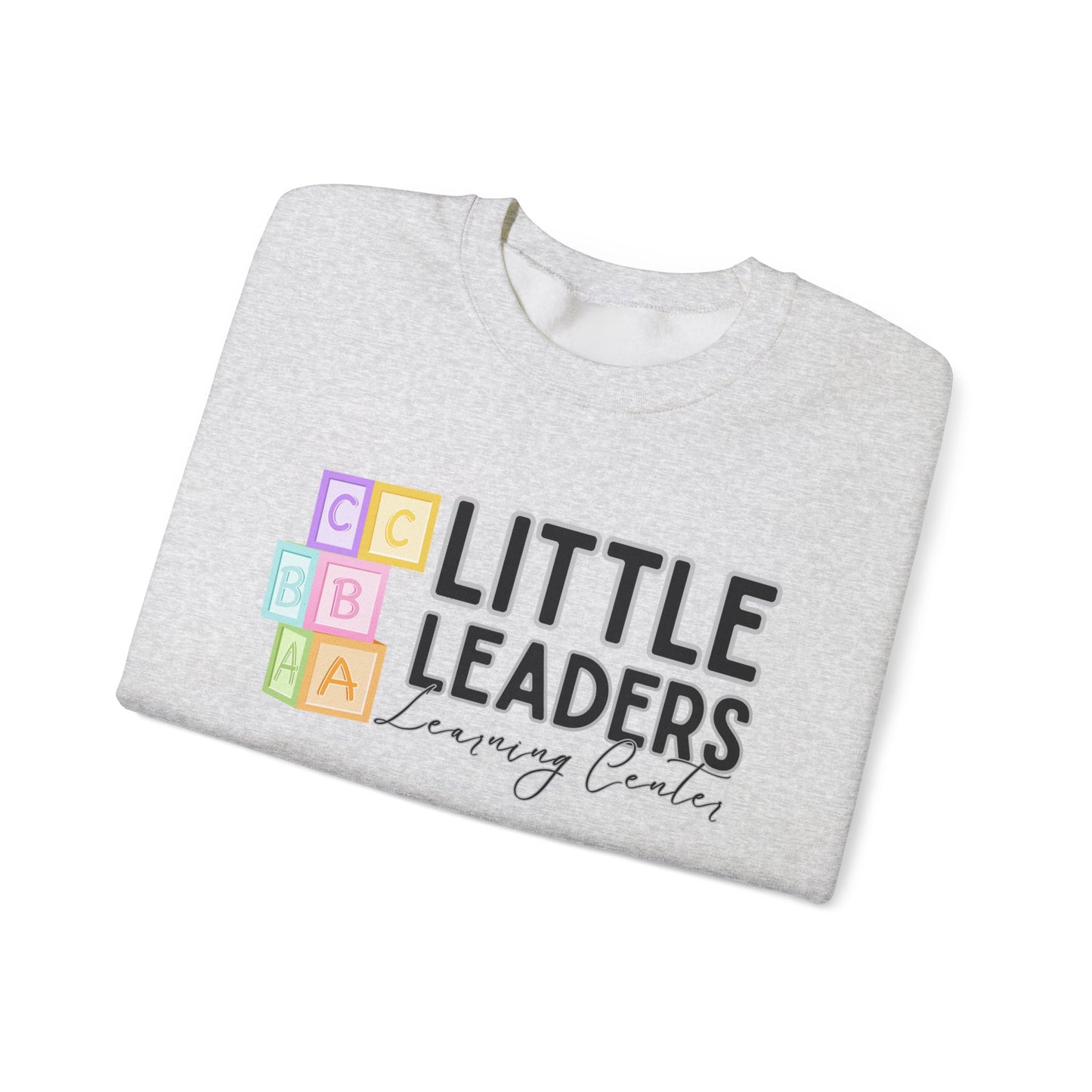 Little Leaders w/ Blocks Crewneck Unisex Sweatshirt