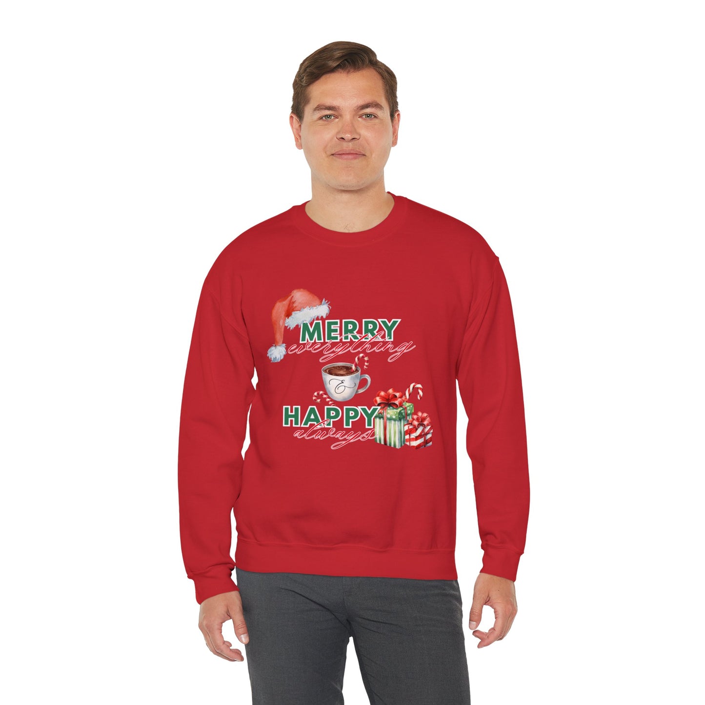 “Merry Everything, Happy Always” Christmas Crewneck