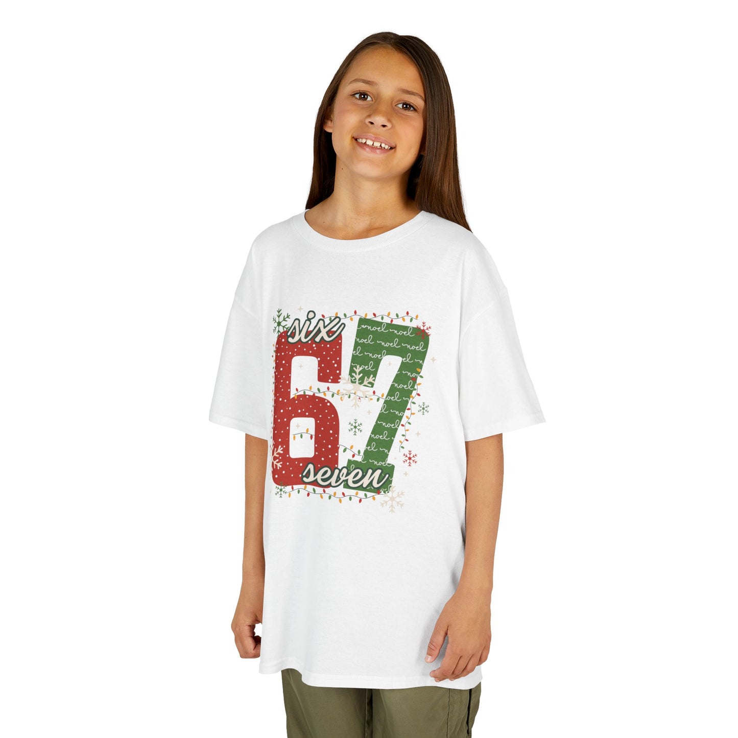 Kids '67' Christmas Number Graphic Tee — Youth- Christmas