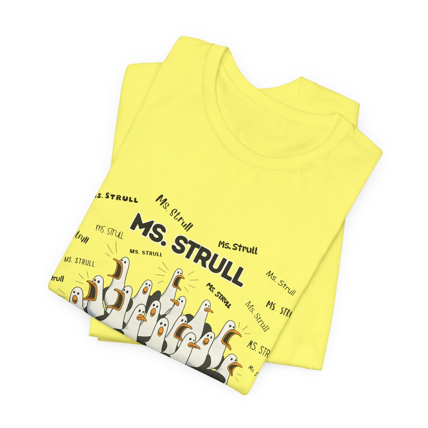 Mrs. Strull Penguin Choir T-Shirt — Funny Teacher Personalized Tee