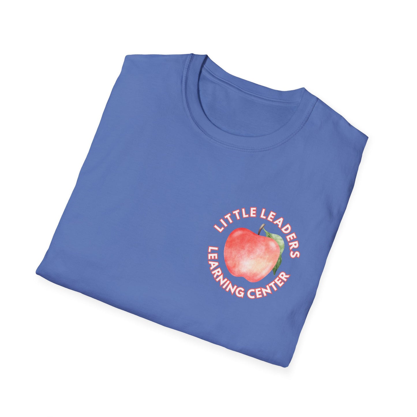 Little Leaders Teacher w/ Apple Design Unisex Softstyle T-Shirt
