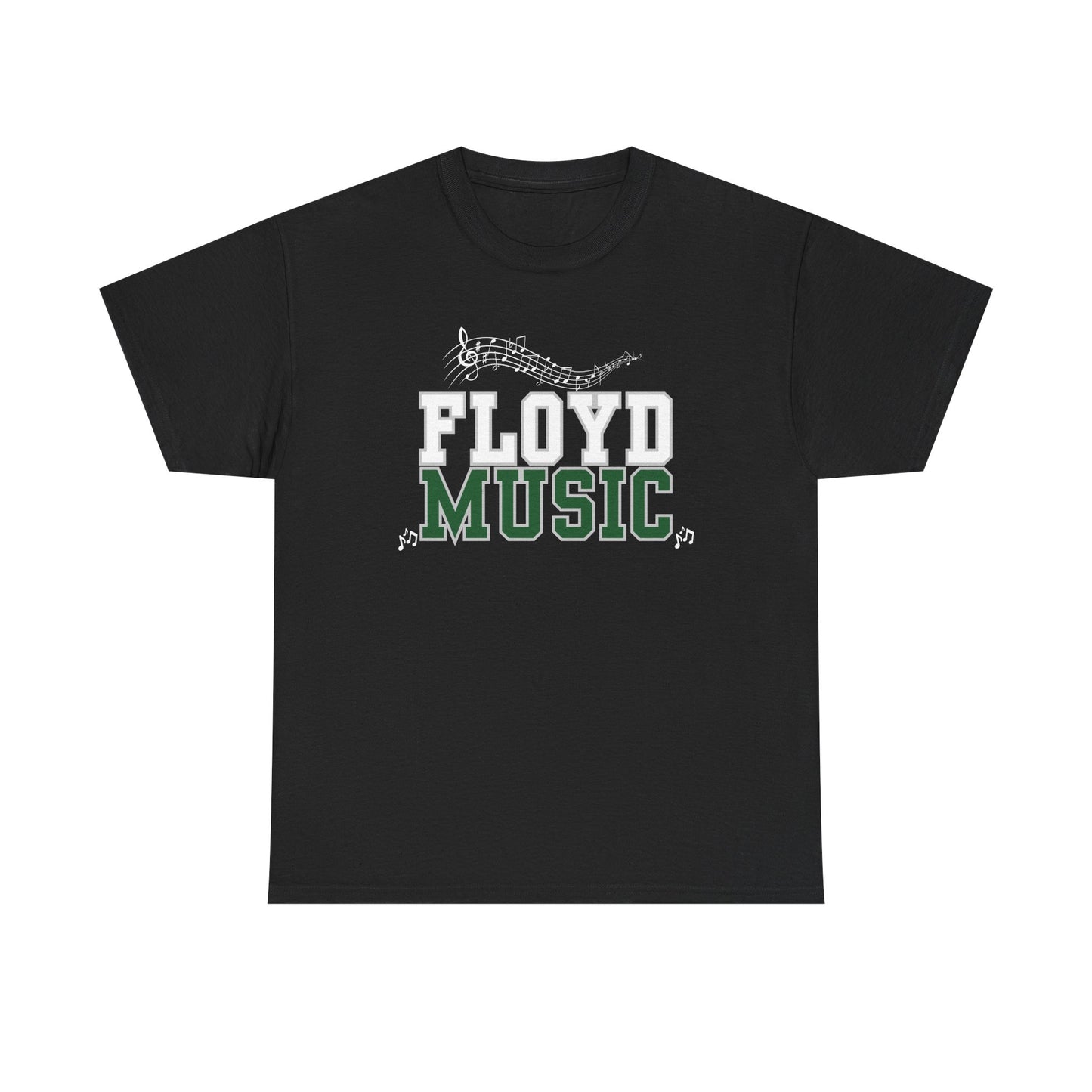 Floyd Music Heavy Cotton Tee - "Music is the Soundtrack of Your Life" Unisex T-Shirt- Personalized